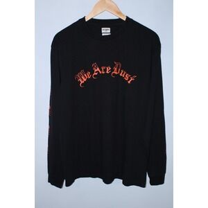 Eat Dust Antwerp Men's Medium Black Orange Long Sleeve T-Shirt